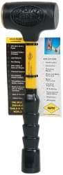 NUPLA - 32 oz Head 2" Face Diam Fiberglass Slim Head Dead Blow Hammer - 12" OAL, Fiberglass Handle - Americas Tooling