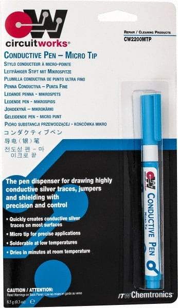 Chemtronics - 0.3 Ounce Pen Conductive Pen - Flammable - Americas Tooling