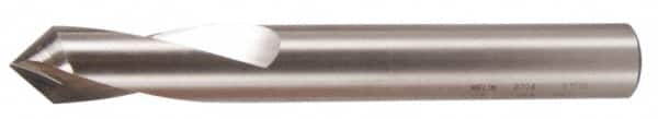 Hertel - 1/2" Body Diam, 90°, 4" OAL, Cobalt Spotting Drill - Americas Tooling