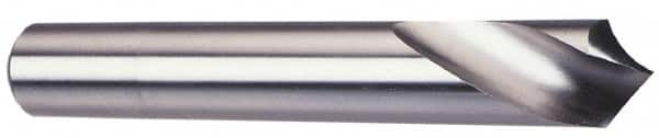 Made in USA - 3/4" Body Diam, 90°, 4" OAL, Solid Carbide Spotting Drill - Americas Tooling