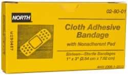 North - 3" Long x 1" Wide, General Purpose Self-Adhesive Bandage - Beige, Woven Fabric Bandage - Americas Tooling