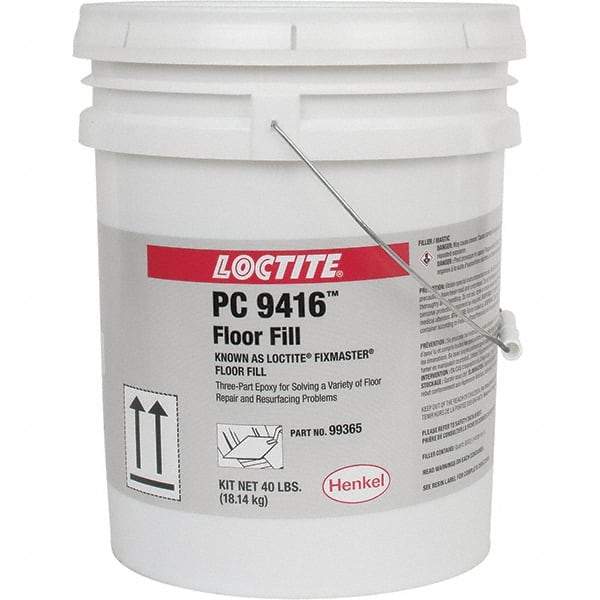 Loctite - 40 Lb Kit Gray Epoxy Resin Filler/Repair Caulk - -20 to 225°F Operating Temp, 6 min Tack Free Dry Time, 24 hr Full Cure Time, Series 135 - Americas Tooling