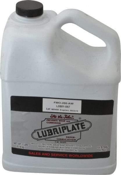 Lubriplate - 1 Gal Bottle Mineral Multi-Purpose Oil - SAE 10, ISO 46, 47 cSt at 40°C & 7 cSt at 100°C, Food Grade - Americas Tooling