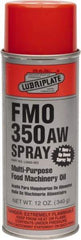 Lubriplate - 9.5 oz Aerosol Mineral Multi-Purpose Oil - SAE 20, ISO 68, 65 cSt at 40°C & 9 cSt at 100°C, Food Grade - Americas Tooling