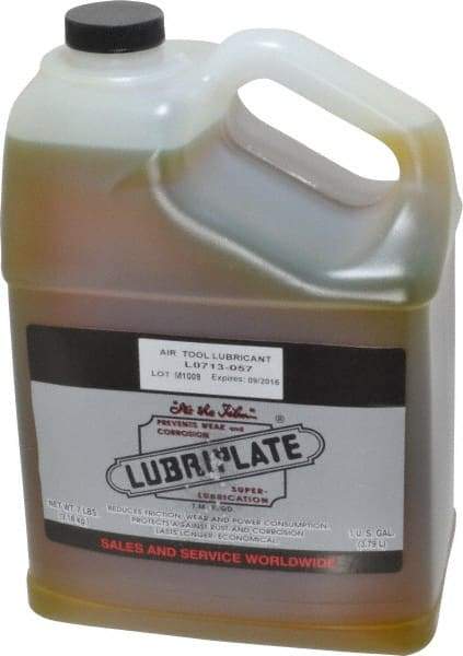 Lubriplate - 1 Gal Bottle, ISO 32, Air Tool Oil - 147 Viscosity (SUS) at 100°F, 44 Viscosity (SUS) at 210°F - Americas Tooling