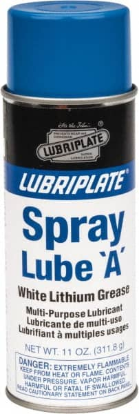 Lubriplate - 12 oz Aerosol Lithium General Purpose Grease - White, 150°F Max Temp, NLGIG 1, - Americas Tooling