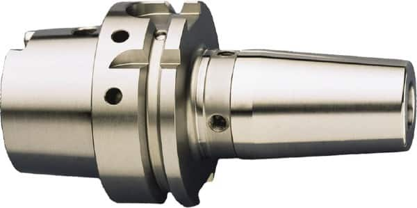 HAIMER - 20mm Hole Diam, HSK100A Taper Shank Shrink Fit Tool Holder & Adapter - 100mm Projection, 46mm Nose Diam, 53mm Clamping Depth, 25,000 RPM, Through Coolant - Exact Industrial Supply