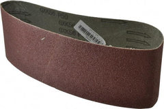 Tru-Maxx - 4" Wide x 24" OAL, 50 Grit, Aluminum Oxide Abrasive Belt - Aluminum Oxide, Coarse, Coated, X Weighted Cloth Backing - Americas Tooling