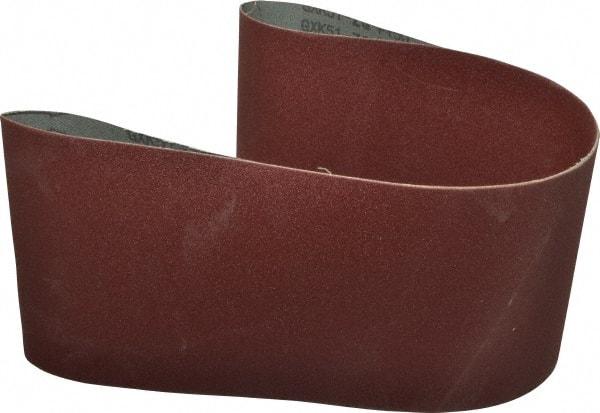 Tru-Maxx - 6" Wide x 48" OAL, 150 Grit, Aluminum Oxide Abrasive Belt - Aluminum Oxide, Very Fine, Coated, X Weighted Cloth Backing - Americas Tooling