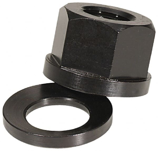 TE-CO - Spherical Flange Nuts System of Measurement: Inch Thread Size (Inch): 3/8-16 - Americas Tooling