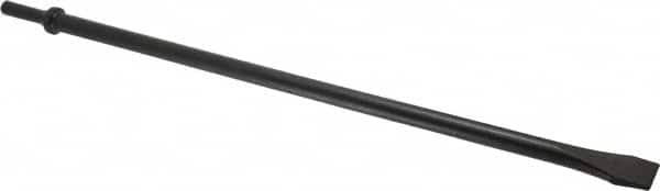 Value Collection - 3/4" Head Width, 18" OAL, Flat Chisel - Round Shank, Steel - Americas Tooling