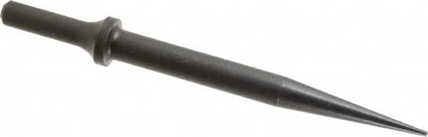 Value Collection - 6-1/2" OAL, Tapered Punch Chisel - Round Shank, Steel - Americas Tooling