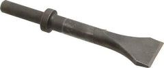 Made in USA - 2" Head Width, 9" OAL, Scaling Chisel - Round Drive, Round Shank, Alloy Steel - Americas Tooling