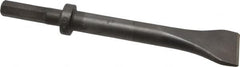 Made in USA - 2" Head Width, 9" OAL, Scaling Chisel - Hex Drive, Hex Shank, Alloy Steel - Americas Tooling