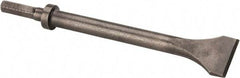 Made in USA - 2" Head Width, 12" OAL, Scaling Chisel - Hex Drive, Hex Shank, Alloy Steel - Americas Tooling