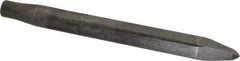 Made in USA - 12" OAL, Rivet Cutter Chisel - Round Drive, Round Shank, Alloy Steel - Americas Tooling