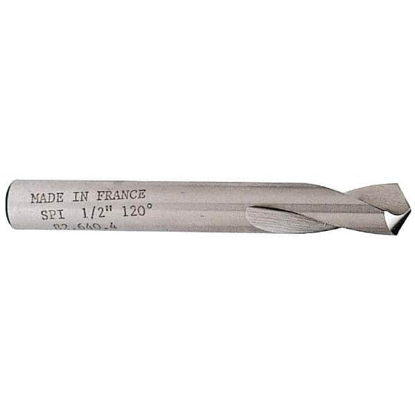 Magafor - 0.63" Body Diam, 120° Point, Cobalt, 4-3/4" Overall Length, Spotting Drill - Americas Tooling