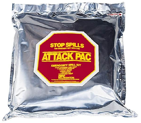 Brady SPC Sorbents - 7 Gal Capacity Hazardous Materials Spill Kit - Foil - Americas Tooling