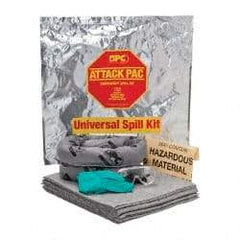 Brady SPC Sorbents - 7 Gal Capacity Universal Spill Kit - Foil - Americas Tooling