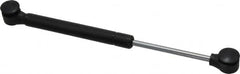 Value Collection - 0.24" Rod Diam, 0.59" Tube Diam, 20 Lb Capacity, Fixed Force Gas Spring - 9.6" Extended Length, 3.15" Stroke Length, Plastic Ball Socket, Black Nitride Piston - Americas Tooling