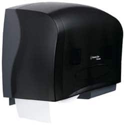 Kimberly-Clark Professional - Coreless Double Roll Plastic Toilet Tissue Dispenser - 20" Wide x 11" High x 6" Deep, Gray - Americas Tooling
