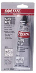 Loctite - 70ml High Performance RTV Silicone Gasket Maker - -75 to 625°F, Grey, Comes in Tube - Americas Tooling