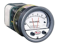 Dwyer - 8 Max psi, 2% Accuracy, NPT Thread Photohelic Pressure Switch - 1/8 Inch Thread, 30 Maximum PSI, 120°F Max - Americas Tooling