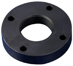 Keystone Threaded Products - 1.967-18 Int Thread, 1-1/4 - 1-1/2" Bar Diam, 4-1/4" Flange OD x 0.83" Thickness Precision Acme Mounting Flange - 4 Mounting Holes, Black Oxide Finish, Carbon Steel - Americas Tooling