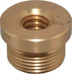 Keystone Threaded Products - 1.12" Long, 3/4" High, 1/2" Thread Length, Bronze, Right Hand, Round, Precision Acme Nut - 0.937-16 Thread Size, 2C Class of Fit - Americas Tooling