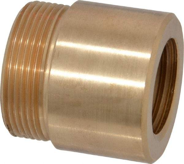 Keystone Threaded Products - 1-1/2" Long, 1-1/2" High, 1/2" Thread Length, Bronze, Right Hand, Round, Precision Acme Nut - 1.375-16 Thread Size, 2C Class of Fit - Americas Tooling