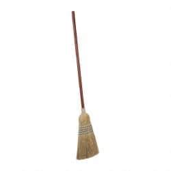 Rubbermaid - Corn Bristle Broom - Wood Handle, 12" Wide - Americas Tooling