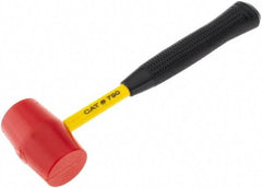 No-Mar - 5/8 Lb Head 1-5/8" Face Urethane Hammer - Fiberglass Handle - Americas Tooling