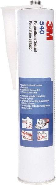 3M - 10.5 oz Cartridge Gray Polyurethane Sealant - -40 to 194°F Operating Temp, 1 hr Tack Free Dry Time, 24 hr Full Cure Time, Series 540 - Americas Tooling