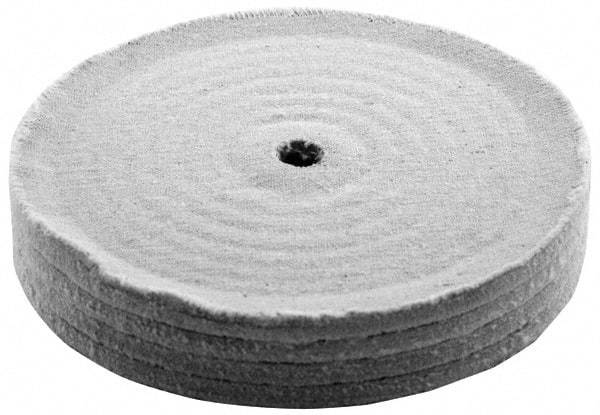 Divine Brothers - 12" Diam x 2" Thick Unmounted Buffing Wheel - Polishing Wheel, 3/4" Arbor Hole - Americas Tooling