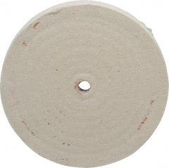 Divine Brothers - 6" Diam x 1" Thick Unmounted Buffing Wheel - Polishing Wheel, 1/2" Arbor Hole - Americas Tooling