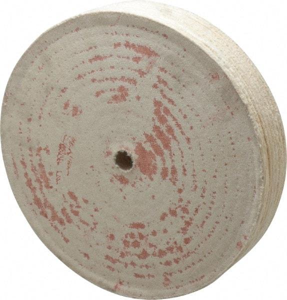 Divine Brothers - 10" Diam x 2" Thick Unmounted Buffing Wheel - Polishing Wheel, 3/4" Arbor Hole - Americas Tooling