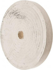 Divine Brothers - 10" Diam x 1" Thick Unmounted Buffing Wheel - Polishing Wheel, 1-1/4" Arbor Hole - Americas Tooling