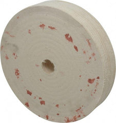 Divine Brothers - 10" Diam x 2" Thick Unmounted Buffing Wheel - Polishing Wheel, 1-1/4" Arbor Hole - Americas Tooling