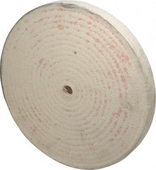 Divine Brothers - 12" Diam x 1" Thick Unmounted Buffing Wheel - Polishing Wheel, 3/4" Arbor Hole - Americas Tooling