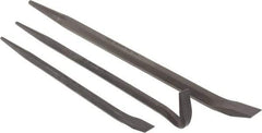 Mayhew - 3 Piece Line-Up & Rolling Head Pry Bar Set - Includes 14, 16 & 20" Lengths - Americas Tooling