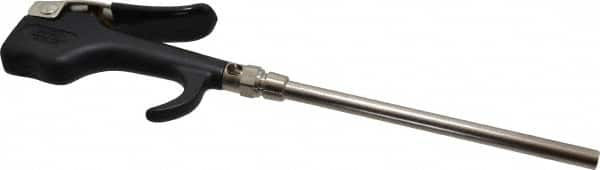 Coilhose Pneumatics - Safety Extension Tube Thumb Lever Blow Gun - 1/4 NPT, 6" Tube Length, Zinc - Americas Tooling