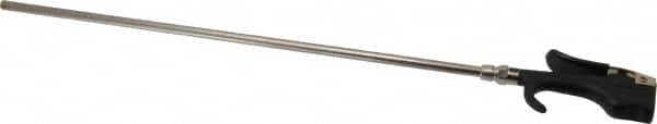 Coilhose Pneumatics - Safety Extension Tube Thumb Lever Blow Gun - 1/4 NPT, 16" Tube Length, Zinc - Americas Tooling