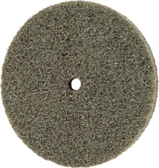 Standard Abrasives - 3" Diam, 1/4" Center Hole, Medium Grade, Aluminum Oxide Deburring Wheel - Exact Industrial Supply