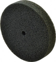 Standard Abrasives - 3" Diam, 1/2" Face Width, 1/4" Center Hole, Fine Grade, Silicon Carbide Deburring Wheel - Exact Industrial Supply