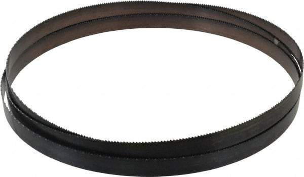 Disston - 10 TPI, 9' Long x 3/4" Wide x 0.032" Thick, Welded Band Saw Blade - Carbon Steel, Toothed Edge, Raker Tooth Set, Flexible Back, Contour Cutting - Americas Tooling