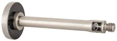 Renishaw - 1/2 Inch Ball Diameter, Stainless Steel Stem, M3 Thread, Steel Point Disc Tip CMM Stylus - 2.2 mm Working Length, 0.1378 Inch Stem Diameter, 30.8 mm Overall Length - Americas Tooling