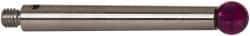 Renishaw - 0.1969 Inch Ball Diameter, Stainless Steel Stem, M3 Thread, Ruby Point Ball Tip CMM Stylus - 1.2205 Inch Working Length, 0.1378 Inch Stem Diameter, 1.2205 Inch Overall Length - Americas Tooling