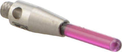 Renishaw - 0.06 Inch Ball Diameter, Stainless Steel Stem, M2 Thread, Ruby Point Ball Tip CMM Stylus - 0.315 Inch Working Length, 0.5906 Inch Overall Length - Americas Tooling