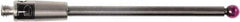 Renishaw - 0.0787 Inch Ball Diameter, Carbide Stem, M2 Thread, Ruby Point Ball Tip CMM Stylus - 0.8858 Inch Working Length, 0.0591 Inch Stem Diameter, 1.1811 Inch Overall Length - Americas Tooling