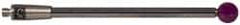 Renishaw - 0.1575 Inch Ball Diameter, Carbide Stem, M2 Thread, Ruby Point Ball Tip CMM Stylus - 1.5748 Inch Working Length, 0.0787 Inch Stem Diameter, 1.5748 Inch Overall Length - Americas Tooling